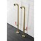 Aqua Vintage AE810S7DKL Freestanding Tub Supply Line, Brushed Brass AE810S7DKL - alternate 5